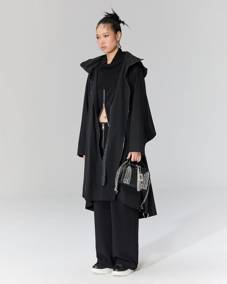 Marilyn Trençkot (Siyah)