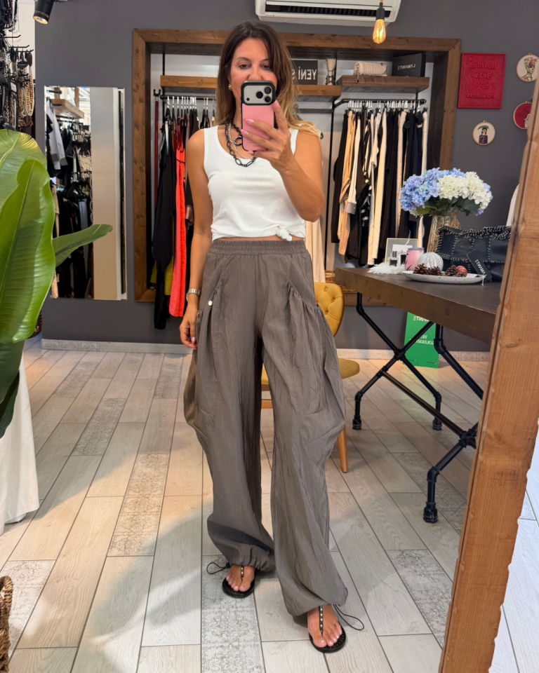 Liora Paraşüt Pantolon (gri)
